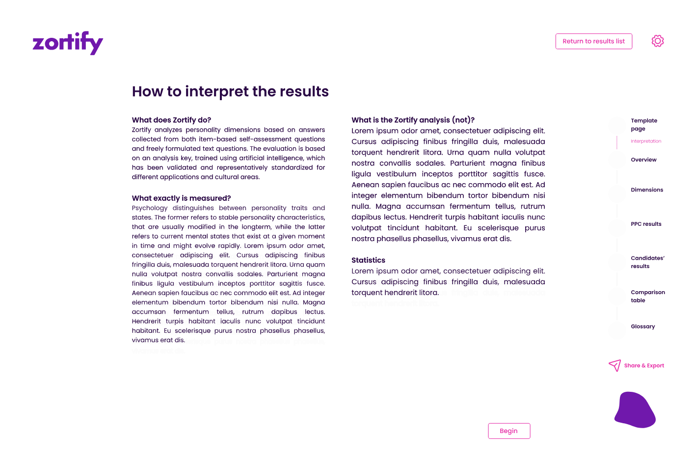 Results Platform