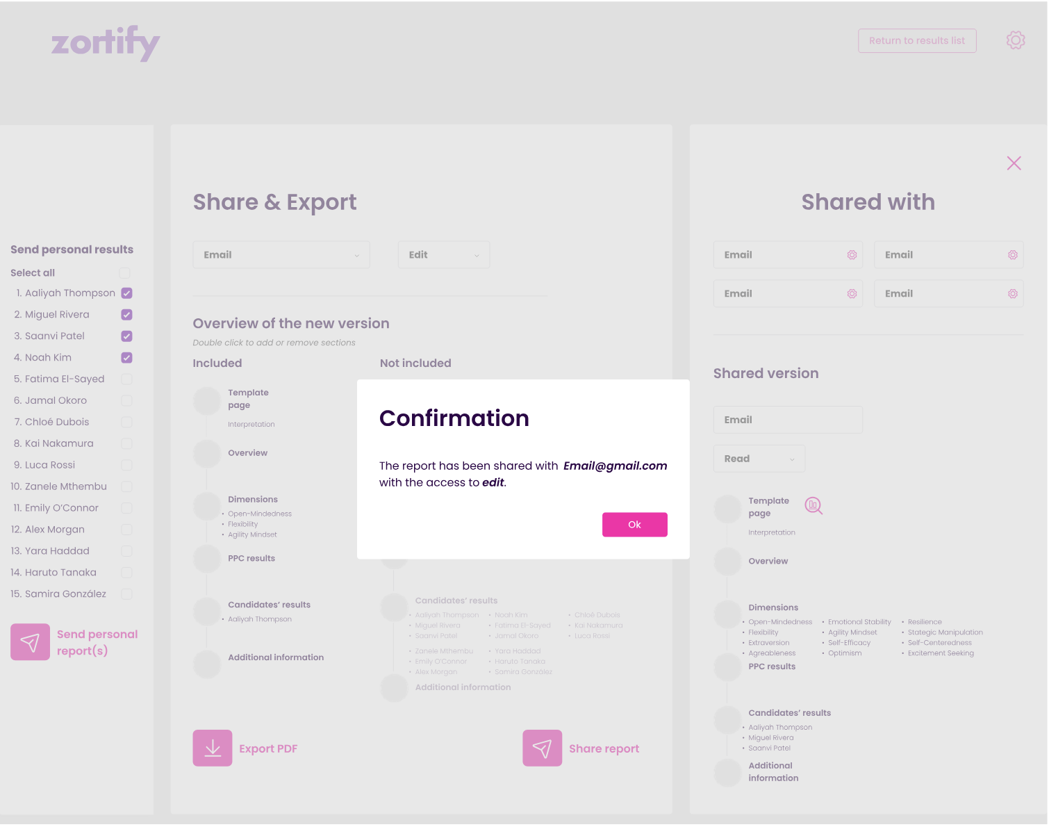 Results Platform